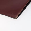 HERMES Shoulder Bag Leather Red Auth bs24478-9