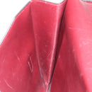 HERMES Shoulder Bag Leather Red Auth bs24478-19