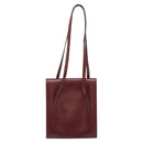 HERMES Shoulder Bag Leather Red Auth bs24478-2