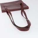 HERMES Shoulder Bag Leather Red Auth bs24478-7