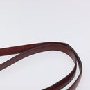 HERMES Shoulder Bag Leather Red Auth bs24478-8