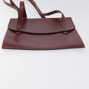 HERMES Shoulder Bag Leather Red Auth bs24478-5