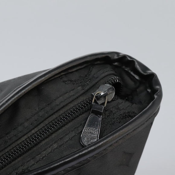 MCM Tote Bag Nylon Black Auth bs24480