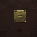 MCM Logogram Vicetos Hand Bag Nylon Brown Gold Auth bs24481-12