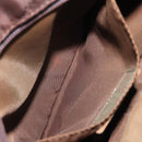 MCM Logogram Vicetos Hand Bag Nylon Brown Gold Auth bs24481-20