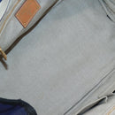 PRADA Canapa GM Hand Bag Canvas Blue Gold Auth bs24485-11