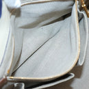 PRADA Canapa GM Hand Bag Canvas Blue Gold Auth bs24485-21