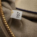 PRADA Canapa GM Hand Bag Canvas Blue Gold Auth bs24485-12