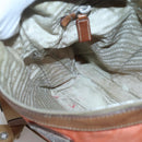 PRADA Shoulder Bag Nylon Orange Silver Auth bs24487-21