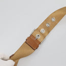 PRADA Shoulder Bag Nylon Orange Silver Auth bs24487-8