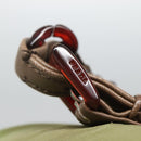 PRADA Shoulder Bag Nylon Khaki Silver Auth bs24489-9