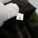 PRADA Shoulder Bag Nylon Khaki Silver Auth bs24489-12