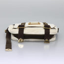 LOUIS VUITTON Antigua Buzas PM Shoulder Bag Canvas White M40042 Auth bs24492-6