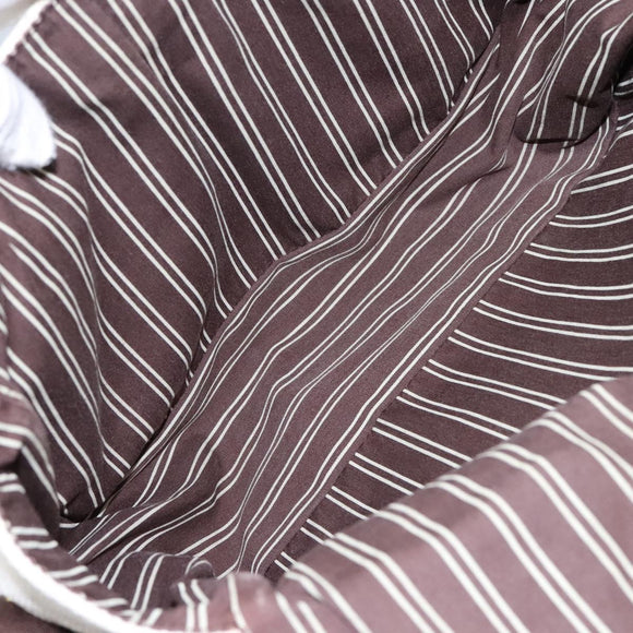 LOUIS VUITTON Antigua Buzas PM Shoulder Bag Canvas White M40042 Auth bs24492