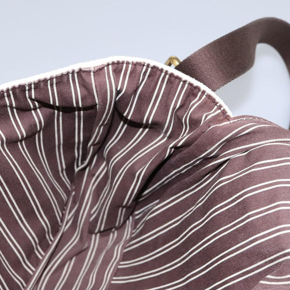 LOUIS VUITTON Antigua Buzas PM Shoulder Bag Canvas White M40042 Auth bs24492