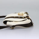 LOUIS VUITTON Antigua Buzas PM Shoulder Bag Canvas White M40042 Auth bs24492-3