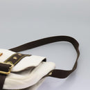 LOUIS VUITTON Antigua Buzas PM Shoulder Bag Canvas White M40042 Auth bs24492-14