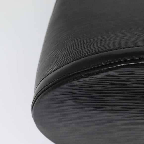 LOUIS VUITTON Epi Cluny Shoulder Bag Black M52252 LV Auth bs24496