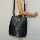 LOUIS VUITTON Epi Cluny Shoulder Bag Black M52252 LV Auth bs24496-20