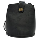 LOUIS VUITTON Epi Cluny Shoulder Bag Black M52252 LV Auth bs24496-13