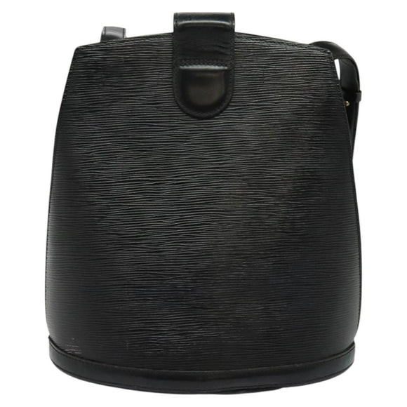 LOUIS VUITTON Epi Cluny Shoulder Bag Black M52252 LV Auth bs24496