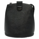 LOUIS VUITTON Epi Cluny Shoulder Bag Black M52252 LV Auth bs24496-2