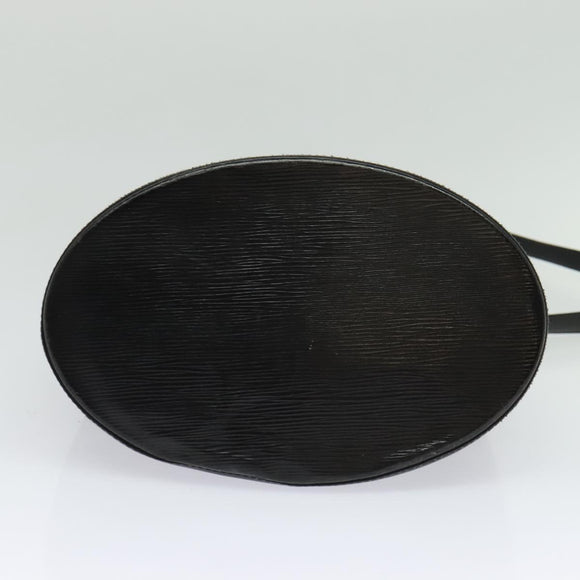 LOUIS VUITTON Epi Cluny Shoulder Bag Black M52252 LV Auth bs24496