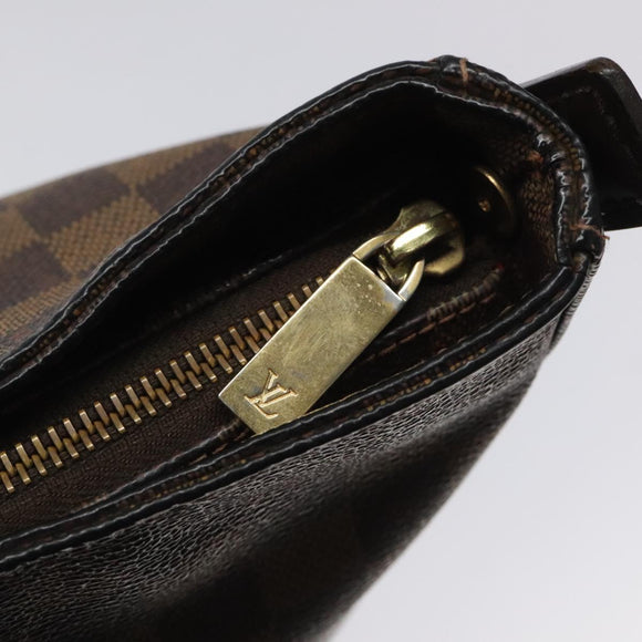 LOUIS VUITTON Damier Ebene Looping GM Shoulder Bag N51144 LV Auth bs24504