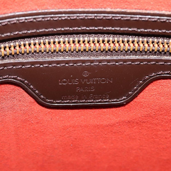 LOUIS VUITTON Damier Ebene Looping GM Shoulder Bag N51144 LV Auth bs24504