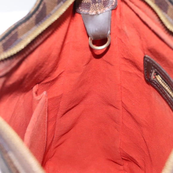 LOUIS VUITTON Damier Ebene Looping GM Shoulder Bag N51144 LV Auth bs24504