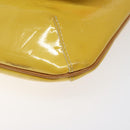 LOUIS VUITTON Monogram Vernis Thompson Street Bag Yellow M91071 LV Auth bs24506-9