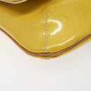 LOUIS VUITTON Monogram Vernis Thompson Street Bag Yellow M91071 LV Auth bs24506-14