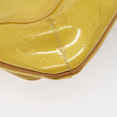 LOUIS VUITTON Monogram Vernis Thompson Street Bag Yellow M91071 LV Auth bs24506-16