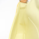 LOUIS VUITTON Monogram Vernis Thompson Street Bag Yellow M91071 LV Auth bs24506-19
