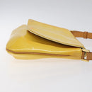 LOUIS VUITTON Monogram Vernis Thompson Street Bag Yellow M91071 LV Auth bs24506-3