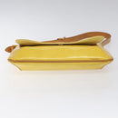 LOUIS VUITTON Monogram Vernis Thompson Street Bag Yellow M91071 LV Auth bs24506-5