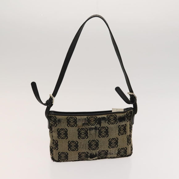 LOEWE Anagram Bag Canvas 2Set Navy Auth bs24508