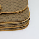 GUCCI Micro GG Supreme Shoulder Bag PVC Leather Beige 001 406 1780 Auth bs24523-11