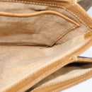 GUCCI Micro GG Supreme Shoulder Bag PVC Leather Beige 001 406 1780 Auth bs24523-18