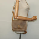GUCCI Micro GG Supreme Shoulder Bag PVC Leather Beige 001 406 1780 Auth bs24523-24
