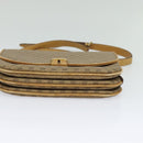 GUCCI Micro GG Supreme Shoulder Bag PVC Leather Beige 001 406 1780 Auth bs24523-9