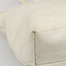 GUCCI Shoulder Bag Nylon White 002 123 0456 Auth bs24524-16