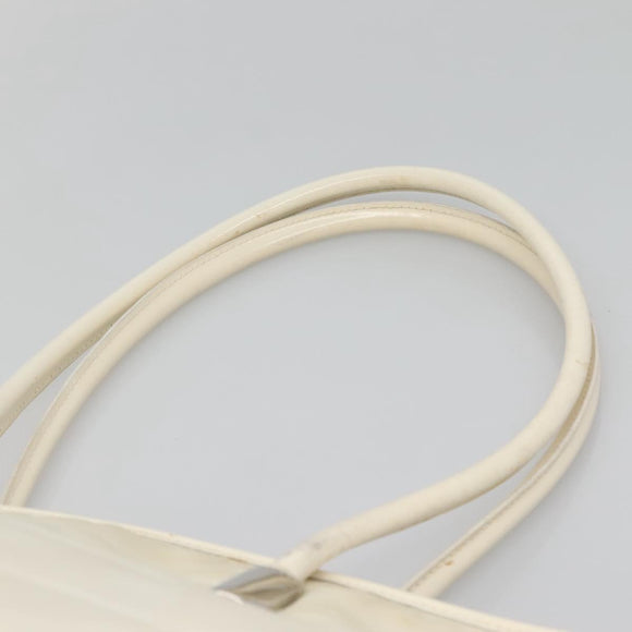 GUCCI Shoulder Bag Nylon White 002 123 0456 Auth bs24524