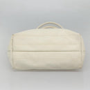 GUCCI Shoulder Bag Nylon White 002 123 0456 Auth bs24524-5