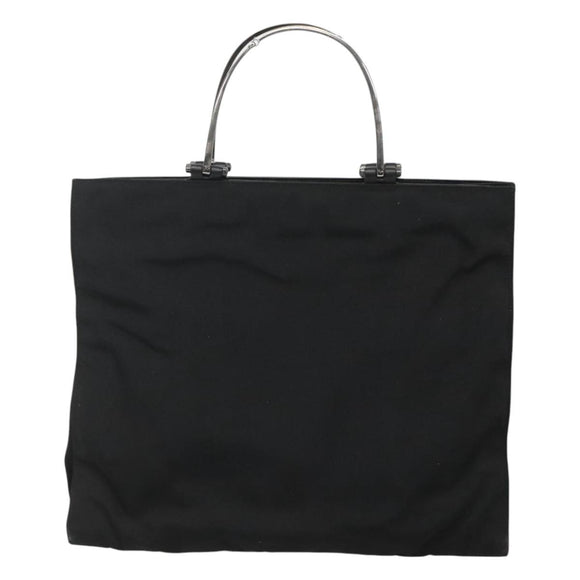 GUCCI Hand Bag Nylon Outlet Black 002 1028 Auth bs24525