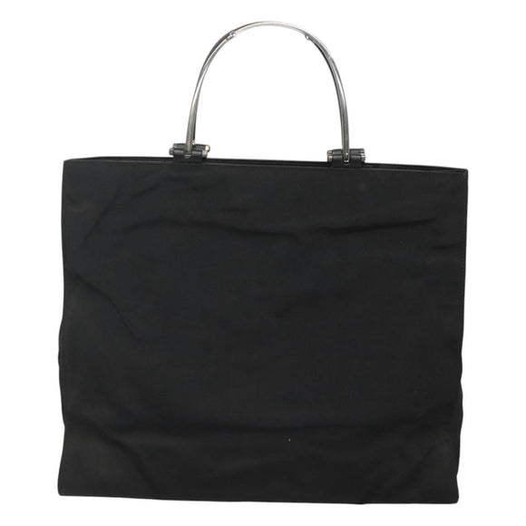 GUCCI Hand Bag Nylon Outlet Black 002 1028 Auth bs24525