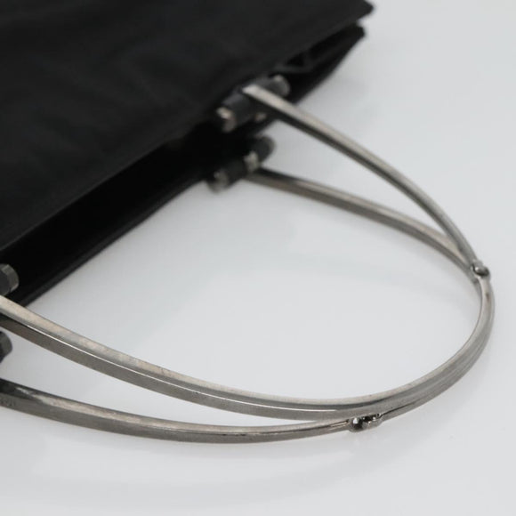 GUCCI Hand Bag Nylon Outlet Black 002 1028 Auth bs24525