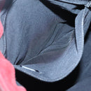 CHANEL Hand Bag Suede Red CC Auth bs24533-20