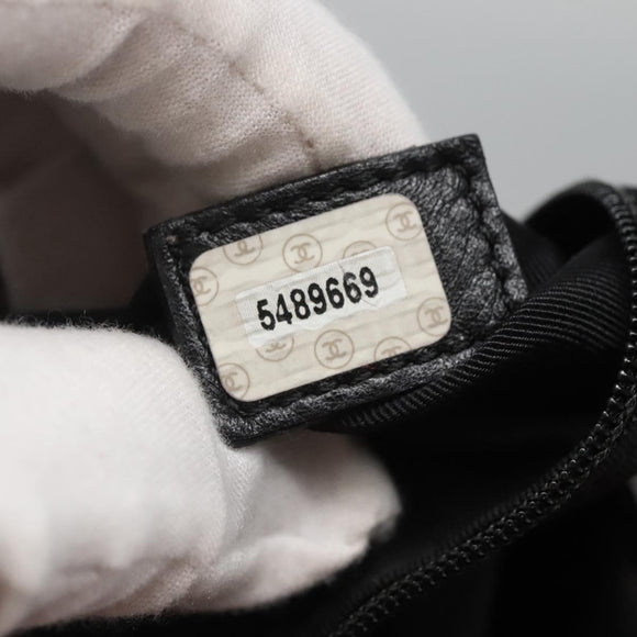 CHANEL Hand Bag Suede Red CC Auth bs24533