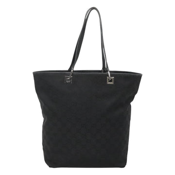 GUCCI GG Canvas Tote Bag Black Silver 31243 Auth bs24537 - 0